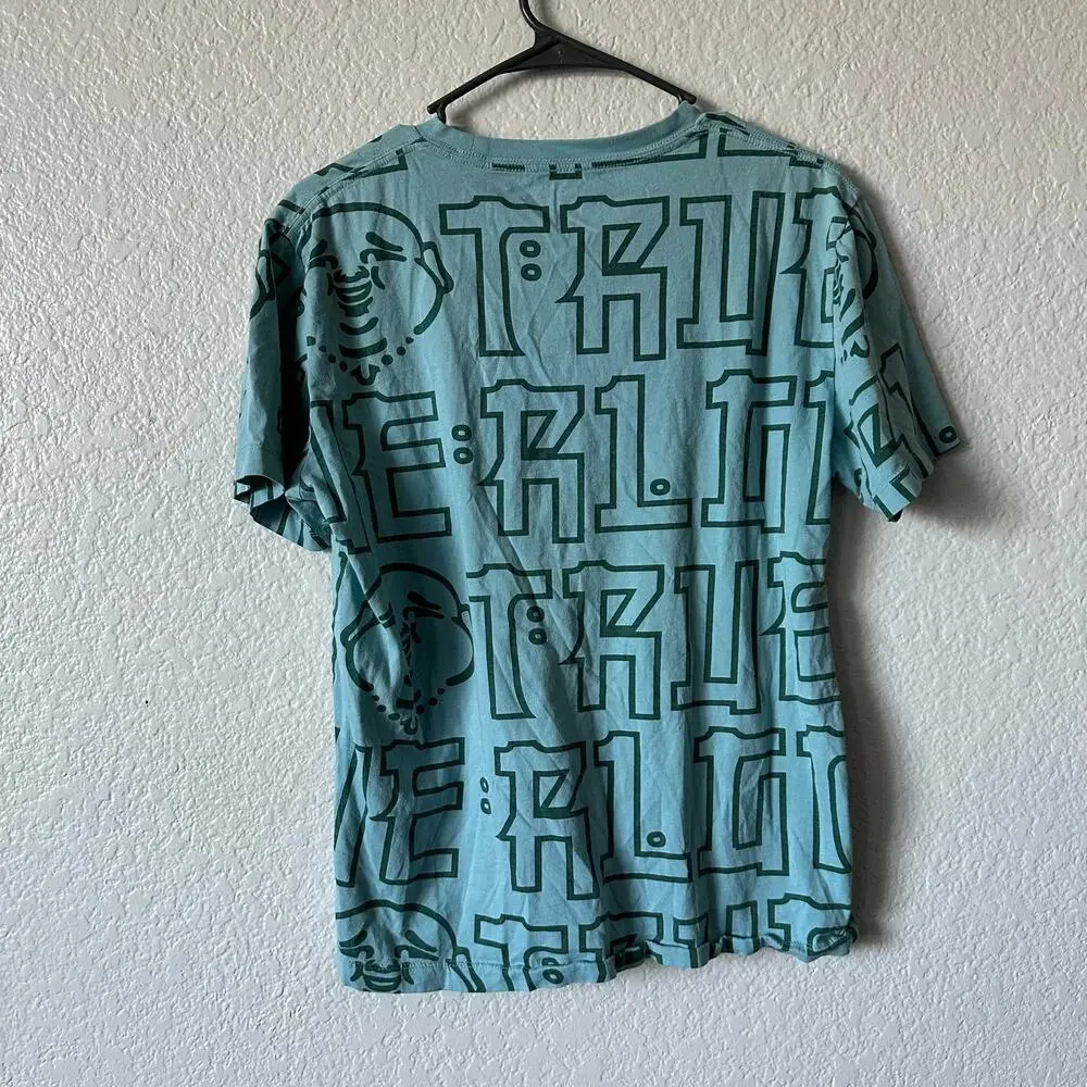 Blue True Religion Shirt Size Small logo